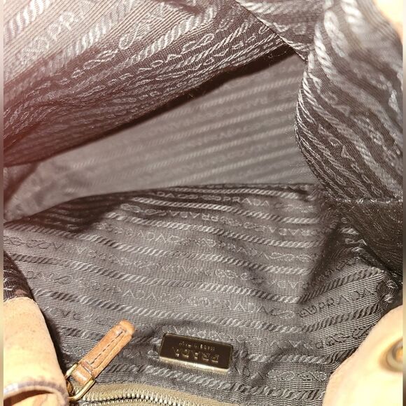PRADA Vintage All Leather Bucket Shoulder Bag comes with COA , Dust Bag RARE Bag - Picture 15 of 16